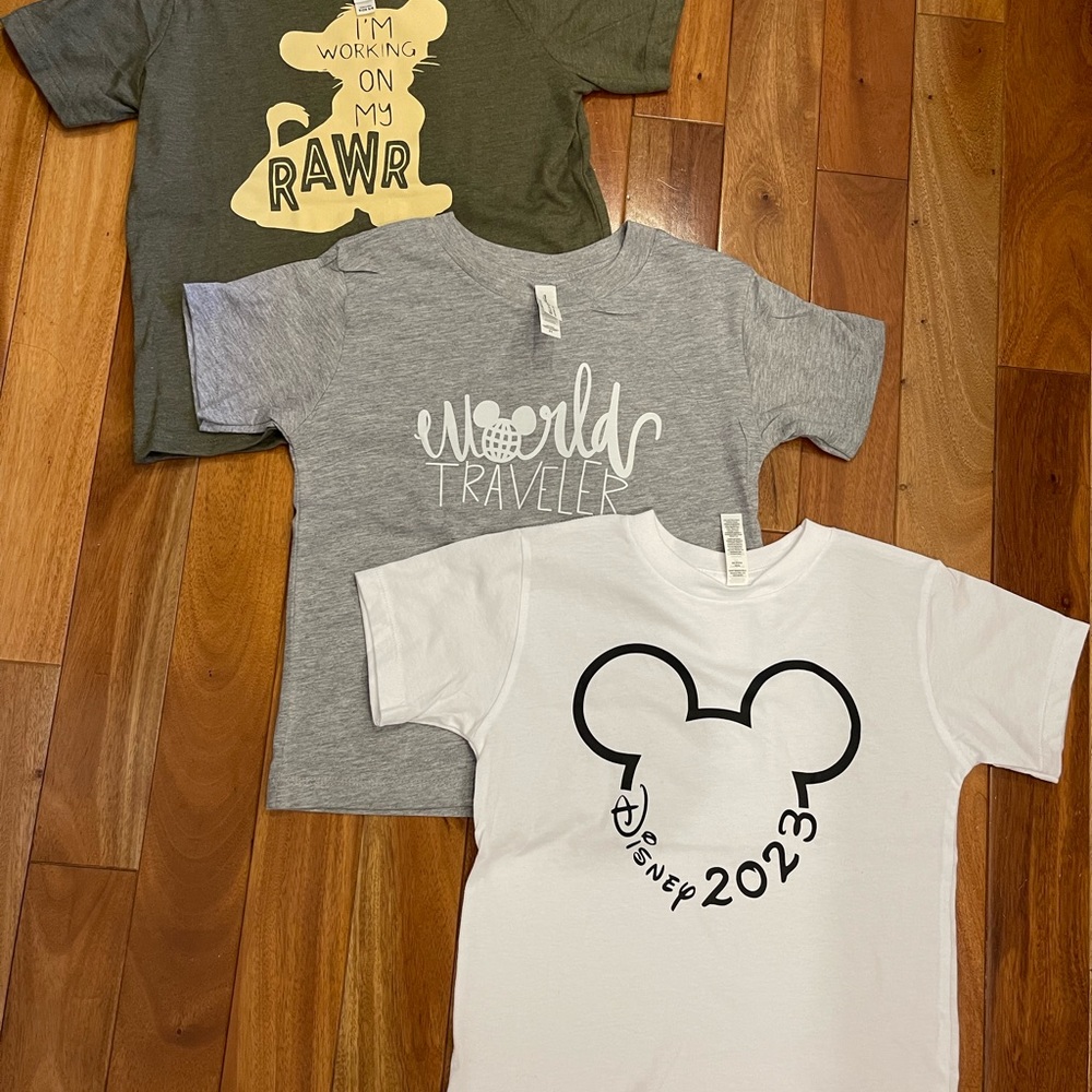 Disney T-shirts 5T Set